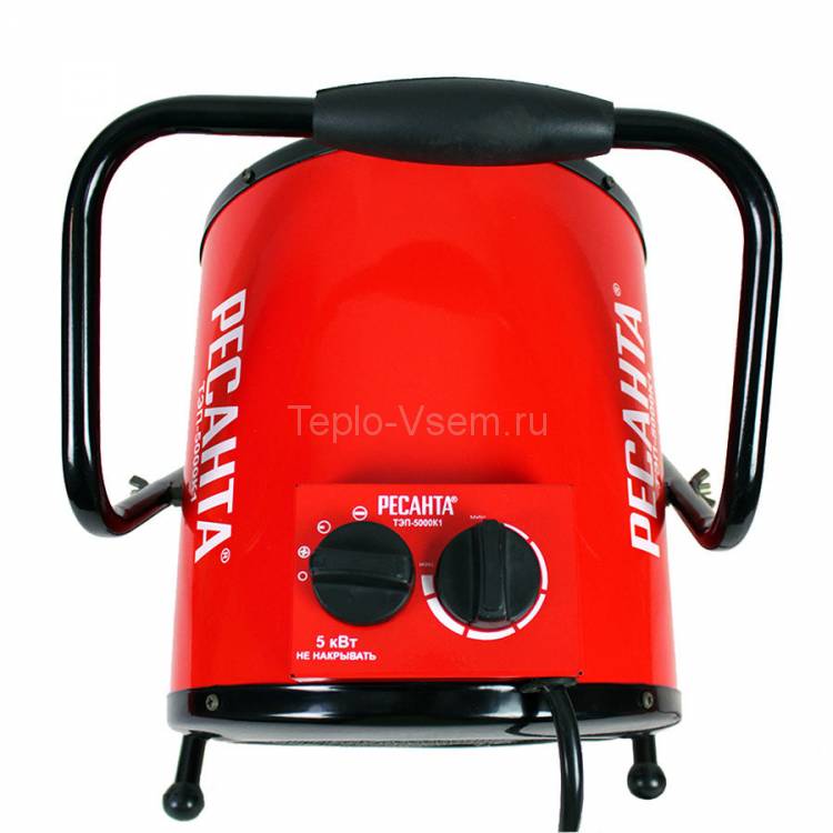 Тепловая электрическая пушка Ресанта ТЭП-5000К1 (круглая)