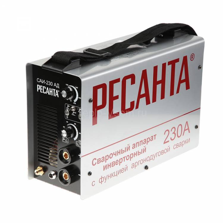 Инверторный сварочный аппарат для аргонодуговой и ручной дуговой сварки  Ресанта САИ-230-АД