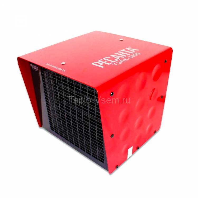 Тепловая электрическая пушка Ресанта ТЭПК-3000 (керам.нагревательный элемент)