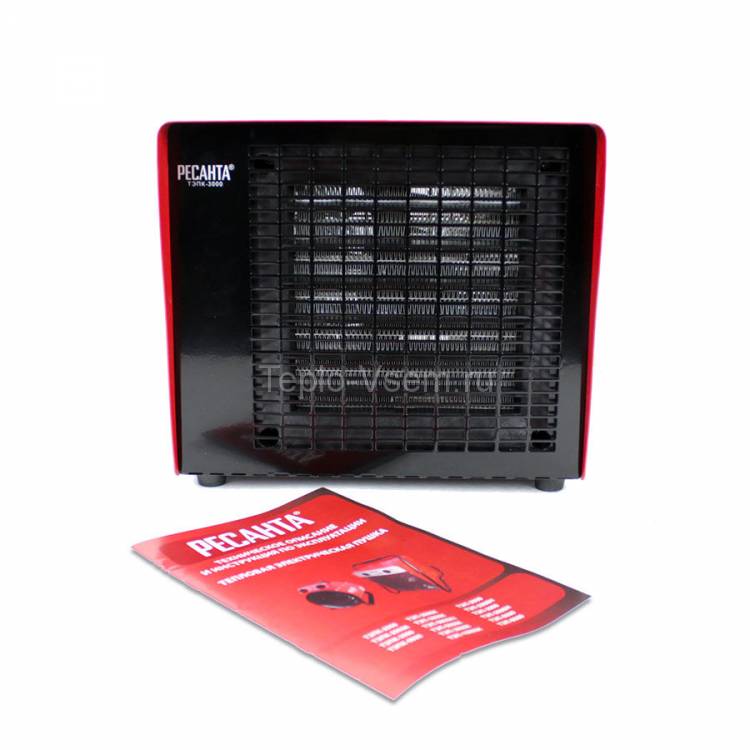 Тепловая электрическая пушка Ресанта ТЭПК-3000 (керам.нагревательный элемент)