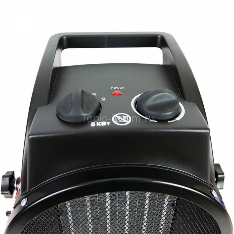 Тепловая электрическая пушка Ресанта ТЭПК-5000K (керам.нагревательный элемент,круглая)