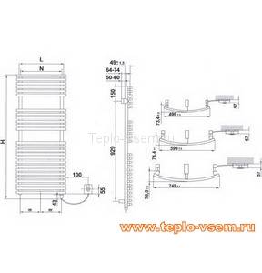 Электрический полотенцесушитель Arbonia BAGNOTHERM OVAL WATT 115 750 белый (RAL 9016) Электрический полотенцесушитель Arbonia BAGNOTHERM OVAL WATT 115 750 белый (RAL 9016)