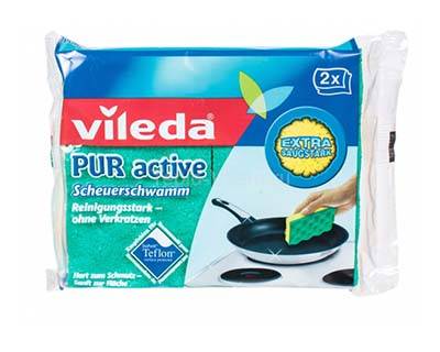 Губки для плит VILEDA ПУР Актив 2шт. (28) 105850