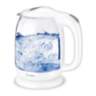 Чайник электрический HOTTEK 1,7л 2200вт стекло, белый HT-960-008 (6) 960-008