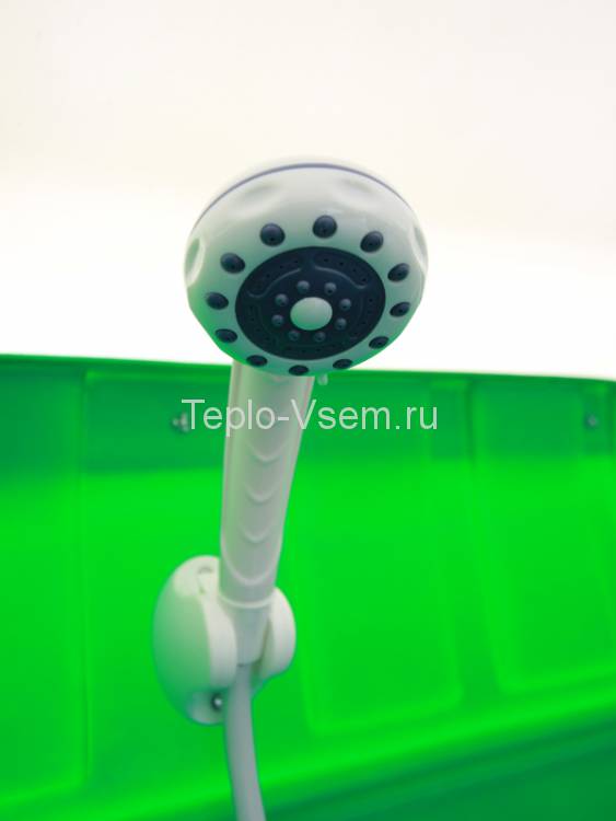 Кабина душевая мобильная EcoLight Бриз Панель шагрень, Цвет зеленый