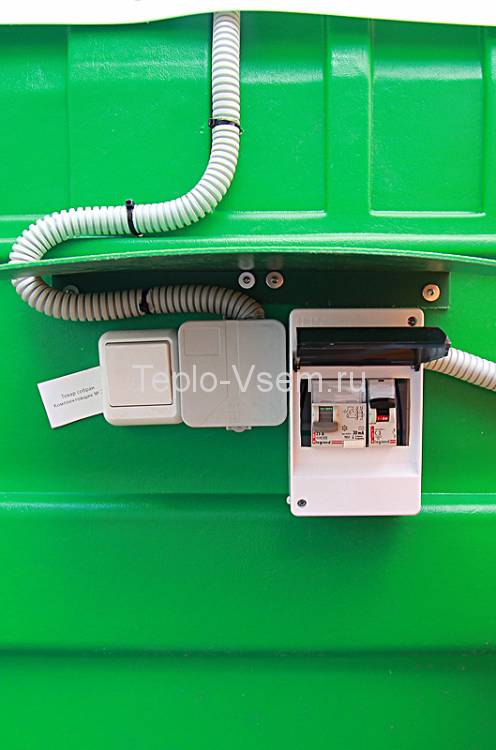 Кабина душевая мобильная EcoLight Бриз Панель шагрень, Цвет зеленый